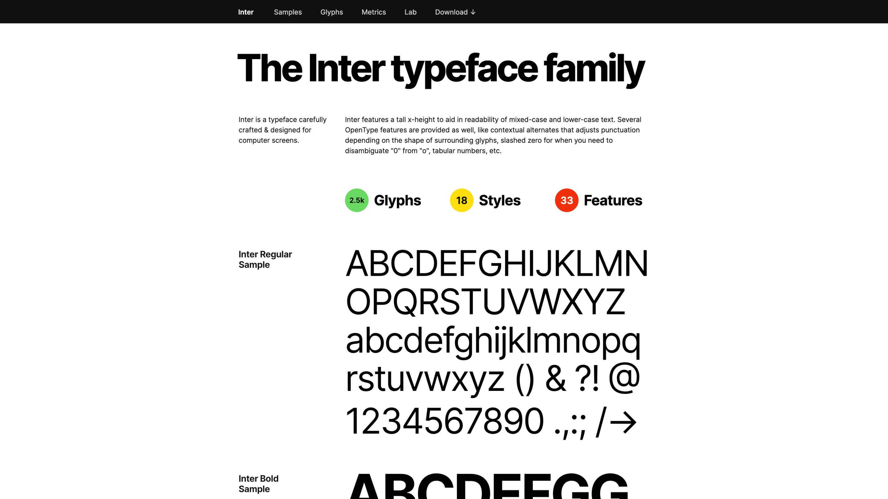 Typography-Inter-Specimen